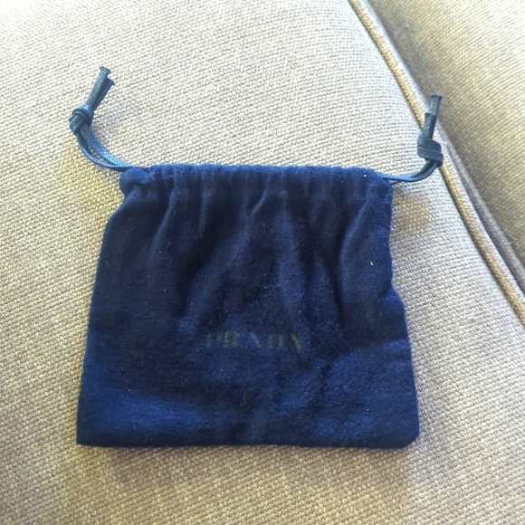 Prada Royal Blue Small Dust Jewelry Bag - Great Condition - Picture 2 of 4